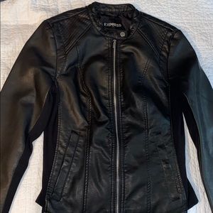 Express Leather Jacket in black MED